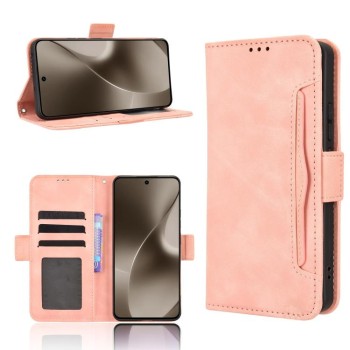 Чохол-книжка Skin Feel Calf на Realme 15 SEA — рожевий
