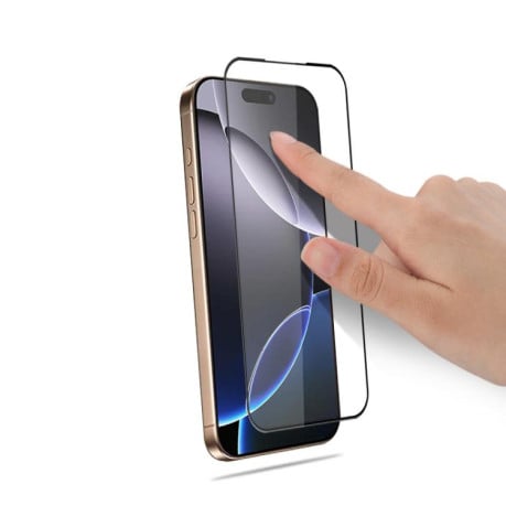 Защитное стекло mocolo 0.33mm 9H 3D Full Glue на iPhone 17 Pro - черное