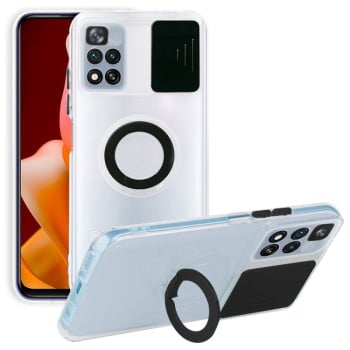 Чохол протиударний Sliding Camera with Ring Holder для Xiaomi Poco X4 Pro 5G - чорний