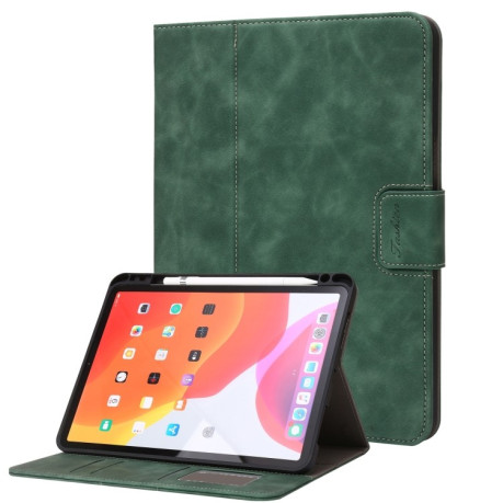 Чохол-книга Calf Texture для iPad 10.9 2022 - зелений