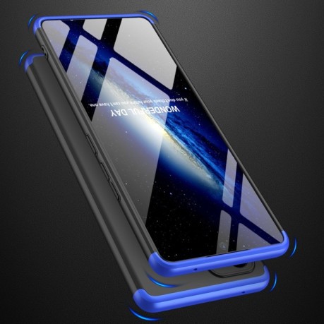 3D чехол GKK Three Stage Splicing Full Coverage на Samsung Galaxy A53 - черно-синий