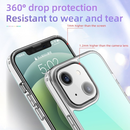 Противоударный чехол Mutural Xuancai Series для iPhone 13 Pro - синий