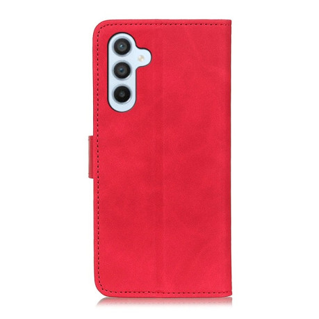 Чехол-книжка KHAZNEH Cowhide Texture на Samsung Galaxy A56 5G - красный