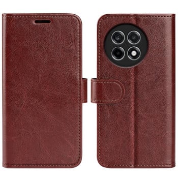 Чохол-книжка R64 Texture Horizontal Flip Leather для OnePlus 13R/Ace 5/Ace 5 Pro - коричневий