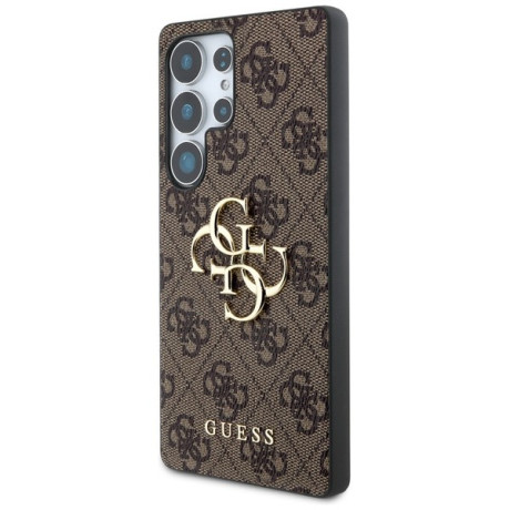Оригінальний чохол Guess Big 4G Logo Classic Logo  для Samsung Galaxy S25 Ultra - Brown