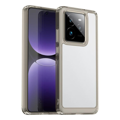 Противоударный чохол Colorful Acrylic Series для Realme GT 7 Pro - серый