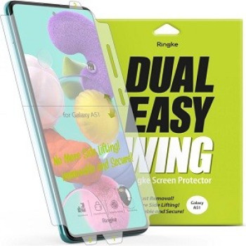Защитная бронированная пленка Ringke Dual Easy Wing 2x на Samsung Galaxy A51