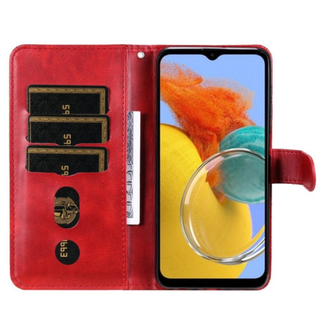 Чохол-книжка Fashion Calf Texture для Samsung Galaxy M14 5G - червоний