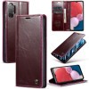 Чехол-книжка CaseMe 003 для Samsung Galaxy A13 4G/A13 5G/A04S/A04/M13 5G - винно-красный