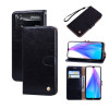 Чехол-книжка Oil Wax Texture для Xiaomi Poco X4 Pro 5G - черный