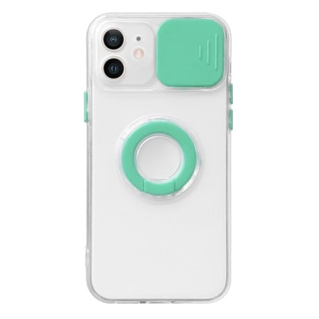 Противоударный чехол Design with Ring Holder для iPhone 11 - светло-зеленый