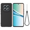 Силиконовый чехол Solid Color Liquid Silicone на Xiaomi Redmi Note 15 4G / 5G /Poco M8  — чёрный