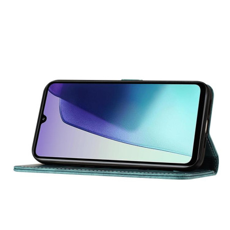 Чохол-книжка Cat Embossing Pattern на Xiaomi Redmi A4 5G - блакитний
