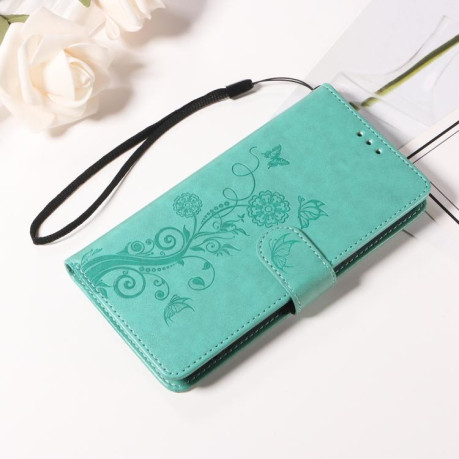 Чехол-книжка Embossed Butterfly для Xiaomi Redmi A5 4G 173.3mm - зеленый
