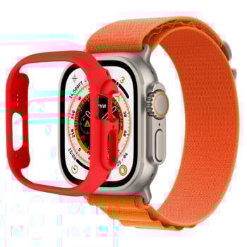 Противоударная накладка Half-inclusive для Apple Watch Ultra 49mm - красный