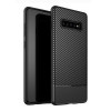 Карбоновий чохол Lewei Series на Samsung Galaxy S10 Plus-чорний