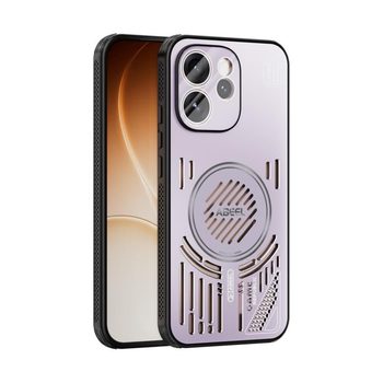 Чохол ABEEL Ice Fox Series з MagSafe і охолодженням для OPPO Reno15 Pro Max — рожевий/фіолетовий