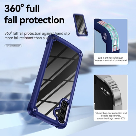 Противоударный чехол Soft Clear для Samsung Galaxy A14 5G - синий