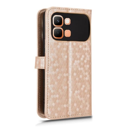 Чохол-книжка Honeycomb Dot для Infinix Note Edge 5G — золотий