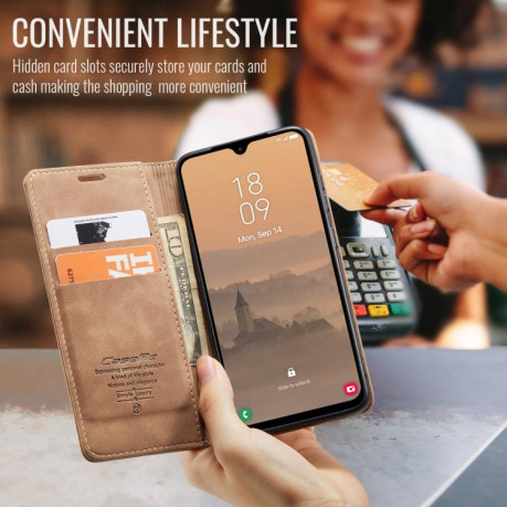 Чохол-книжка CaseMe-013 Multifunctional  для Samsung Galaxy A26 5G - коричневий