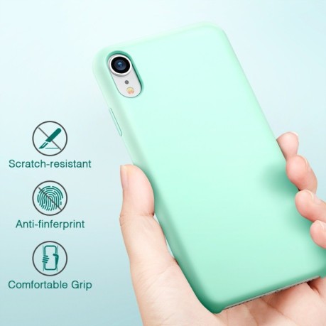Силиконовый чехол ESR Yippee Series Silicone на  iPhone XR-мятный зеленый