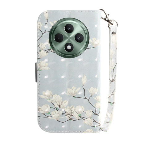Чохол-книжка 3D Painting для OPPO Reno12 F/12 FS 5G - Magnolia