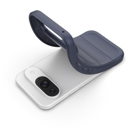 Силиконовый чехол Magic Flannel для Google Pixel 9 Pro - винно-красный