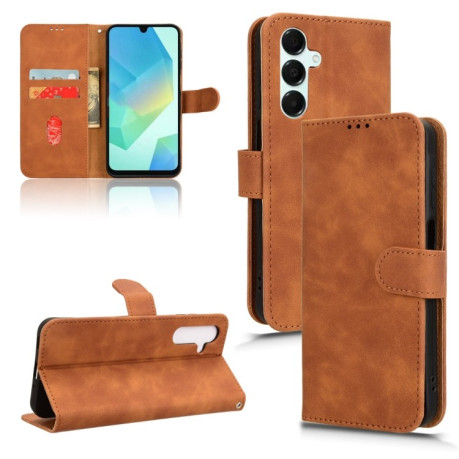 Чохол-книжка Retro Skin Feel Business Magnetic для Samsung Galaxy A16 5G - коричневий
