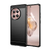 Протиударний чохол Brushed Texture Carbon Fiber на OnePlus 12R - чорний