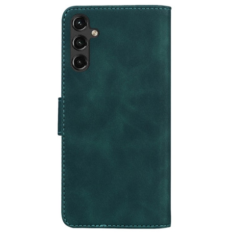 Чехол-книжка Skin Feel Pure Color для Samsung Galaxy A14 5G - зеленый