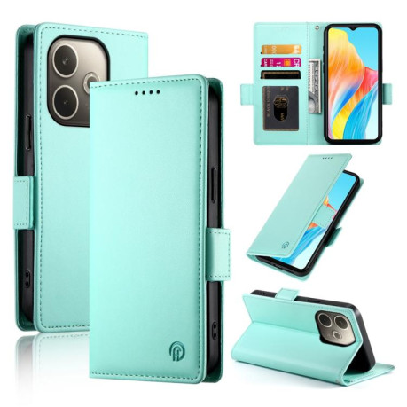 Чехол-книжка Side Buckle Magnetic Frosted Leather для OPPO A5 PRO 5G - зеленый