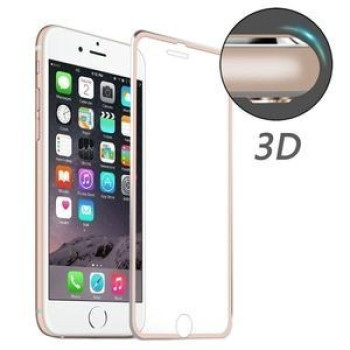 Защитное 3D Стекло на весь Экран Розовое Золото Enkay 0.2 мм 9H для iPhone SE 3/2 2022/2020/8/7