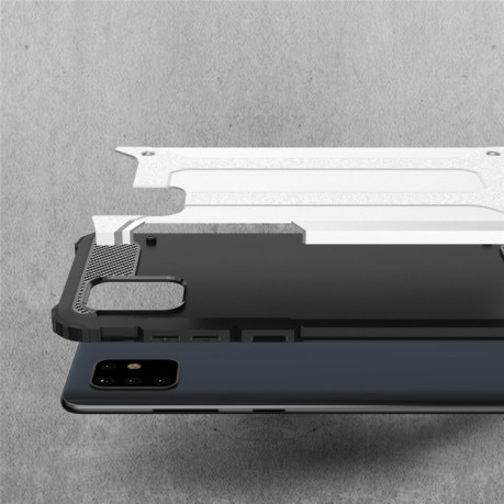 Противоударный чехол Rugged Armor на Samsung Galaxy A81 / M60s/Note 10 Lite -черный
