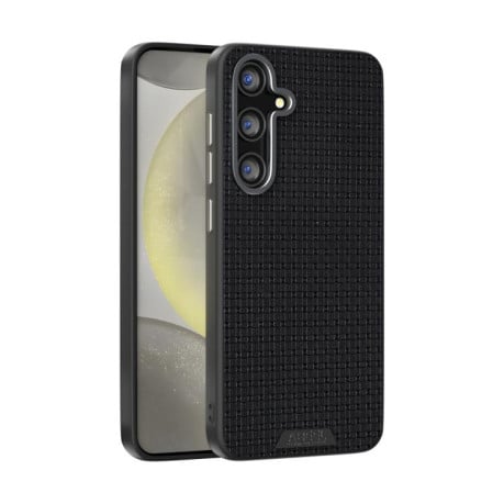 Чехол ABEEL с фактурой Ruyi 6D Micro Relief с MagSafe на Samsung Galaxy S25 FE 5G - черный