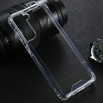 Противоударный чехол Four-corner для Samsung Galaxy S21 5G - прозрачный