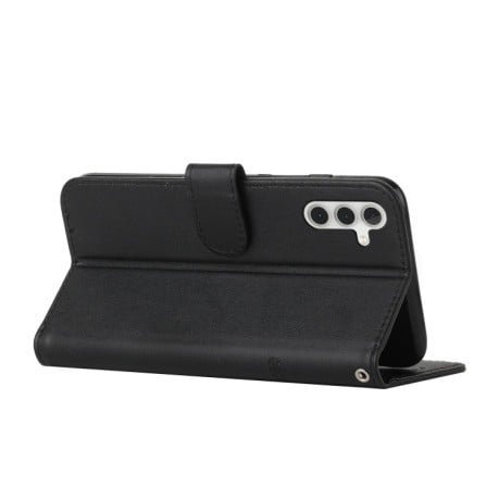 Чехол-книжка Stitching Calf Texture для Samsung Galaxy A16 5G - черный