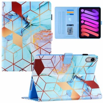 Чехол-книжка Silk Texture для iPad mini 7/ mini 6 - Gold Marble