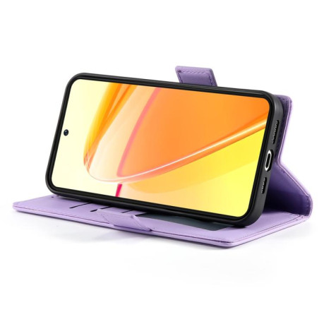 Чохол-книжка Side Buckle Magnetic Frosted Leather для OPPO Reno13 F /Reno13 FS 4G/5G - фіолетовий