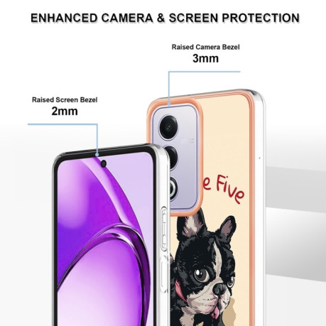 Протиударний чохол Electroplating IMD для OPPO A80 5G/A3 Pro Global - Dog