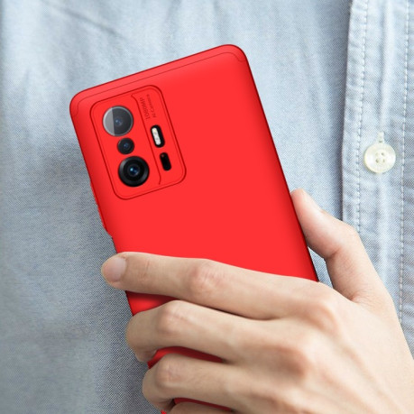 Протиударний чохол GKK Three Stage Splicing на Xiaomi Mi 11T - червоний