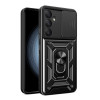 Противоударный чехол Sliding Camshield для Samsung Galaxy A35 5G - черный