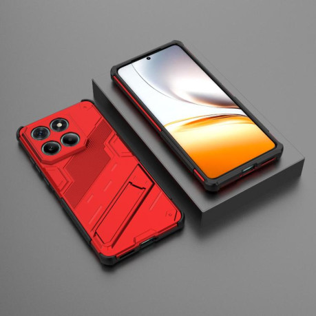Противоударный чехол Punk Armor для Motorola Edge 60 Fusion 5G - красный