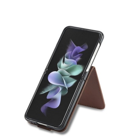 Чохол книжка LC.IMEEKE Calf Texture Samsung Galaxy Flip4 5G - коричневий