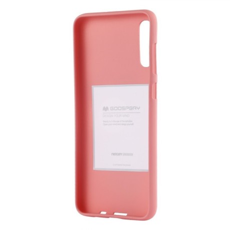 Силіконовий чохол Goospery Soft Feeling Liquid Samsung Galaxy A70-рожевий