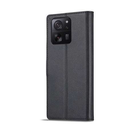 Чехол книжка LCIMEEKE Calf Texture на Xiaomi 14T Pro - черный