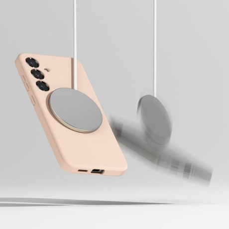 Оригінальний чохол Ringke Silicone MagSafe для Samsung Galaxy S25+ - Pink