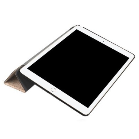 Чехол Litchi Texture 3-folding Smart Case золотой для iPad  Air 2019/Pro 10.5