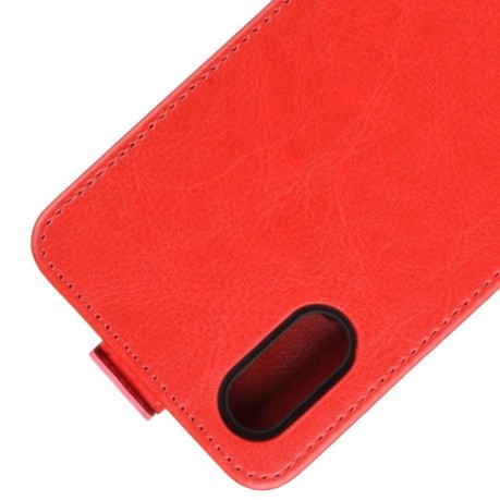 Флип- чехол R64 Texture Single на Samsung Galaxy M01- красный