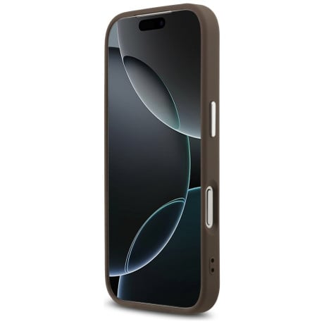 Оригінальний чохол Guess 4G Classic Logo з MagSafe на iPhone 17 Pro Max - Brown