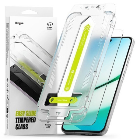 Комплект захисного скла Ringke Easy Slide 2-pack tempered glass для Samsung Galaxy A56 5G